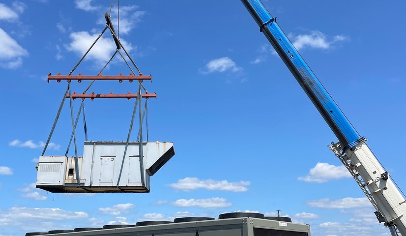 Industrial Makeup Air Unit Structural Retrofit – Food Processing Facility